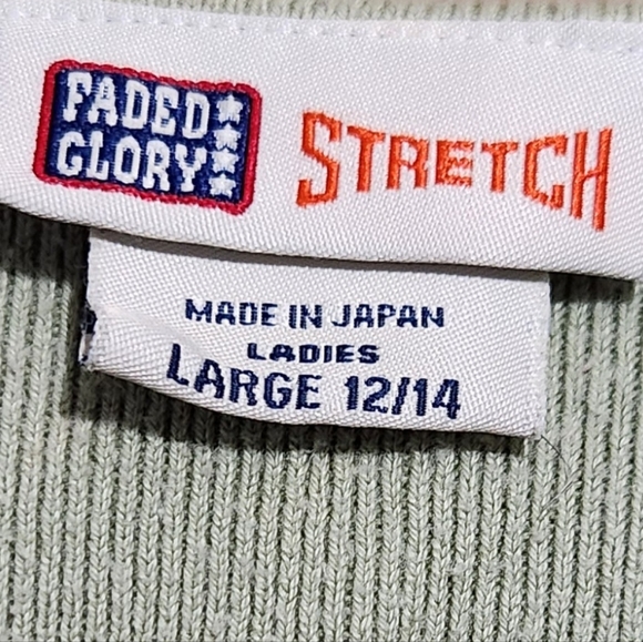 Mint Green Sweater Shirt, sz 12/14 - Picture 4 of 4